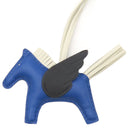 エルメス HERMES ロデオPM ペガサス ブルーフランス×クレ×ブラック アニューミロ バッグチャーム 青 オフホワイト 黒