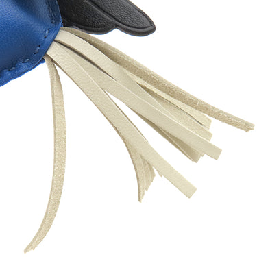 エルメス HERMES ロデオPM ペガサス ブルーフランス×クレ×ブラック アニューミロ バッグチャーム 青 オフホワイト 黒