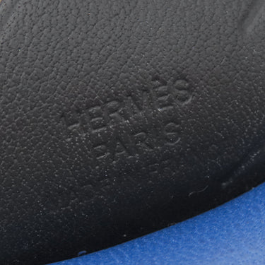 エルメス HERMES ロデオPM ペガサス ブルーフランス×クレ×ブラック アニューミロ バッグチャーム 青 オフホワイト 黒