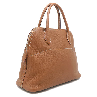 エルメス HERMES ボリード31 ゴールド トリヨンクレマンス 2WAYバッグ シルバー金具 茶 ショルダー