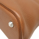 エルメス HERMES ボリード31 ゴールド トリヨンクレマンス 2WAYバッグ シルバー金具 茶 ショルダー