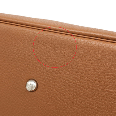 エルメス HERMES ボリード31 ゴールド トリヨンクレマンス 2WAYバッグ シルバー金具 茶 ショルダー