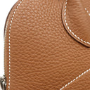 エルメス HERMES ボリード31 ゴールド トリヨンクレマンス 2WAYバッグ シルバー金具 茶 ショルダー
