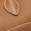エルメス HERMES ボリード31 ゴールド トリヨンクレマンス 2WAYバッグ シルバー金具 茶 ショルダー