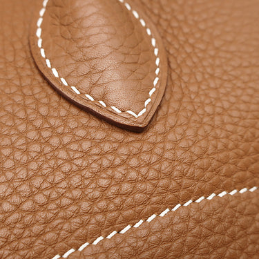 エルメス HERMES ボリード31 ゴールド トリヨンクレマンス 2WAYバッグ シルバー金具 茶 ショルダー