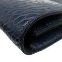 エルメス HERMES コンスタンス トゥーゴー ブルーマリン アリゲーターマット 長財布 ゴールド金具 紺 クロコ ショルダー