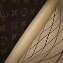 ルイヴィトン LOUIS VUITTON トランク クラッチ M43596 モノグラム×モノグラムリバース モノグラムキャンバス モノグラムリバースキャンバス 2WAYバッグ ゴールド金具 斜め掛け ショルダー 茶