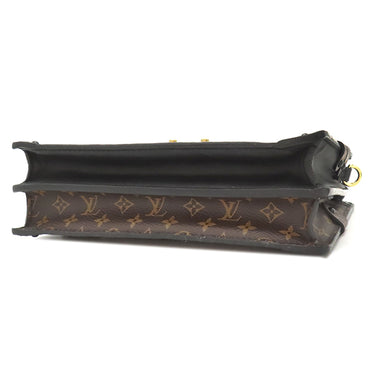 ルイヴィトン LOUIS VUITTON トランク クラッチ M43596 モノグラム×モノグラムリバース モノグラムキャンバス モノグラムリバースキャンバス 2WAYバッグ ゴールド金具 斜め掛け ショルダー 茶