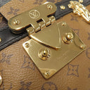 ルイヴィトン LOUIS VUITTON トランク クラッチ M43596 モノグラム×モノグラムリバース モノグラムキャンバス モノグラムリバースキャンバス 2WAYバッグ ゴールド金具 斜め掛け ショルダー 茶