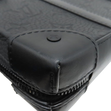 ルイヴィトン LOUIS VUITTON ソフトトランク ウォレット M80224 ブラック トリヨンレザー ショルダーバッグ ブラック金具 黒 ラウンドファスナー