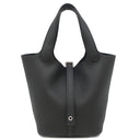 エルメス HERMES ピコタンロックPM ブラック トリヨンクレマンス ハンドバッグ シルバー金具 新品 未使用 黒