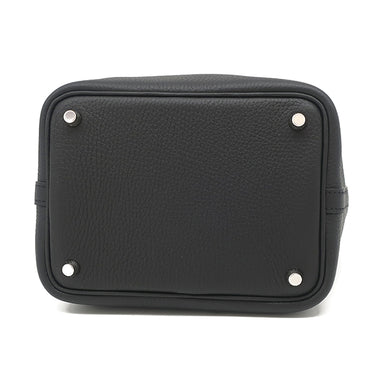 エルメス HERMES ピコタンロックPM ブラック トリヨンクレマンス ハンドバッグ シルバー金具 新品 未使用 黒