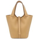 エルメス HERMES ピコタンロックPM ビスキュイ トリヨンクレマンス ハンドバッグ ゴールド金具 新品 未使用 茶