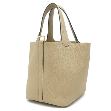 エルメス HERMES ピコタンロックPM トレンチ トリヨンクレマンス ハンドバッグ ゴールド金具 新品 未使用