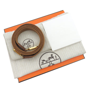 エルメス HERMES エヴリンTPM ゴールド トリヨンクレマンス ショルダーバッグ ゴールド金具 茶