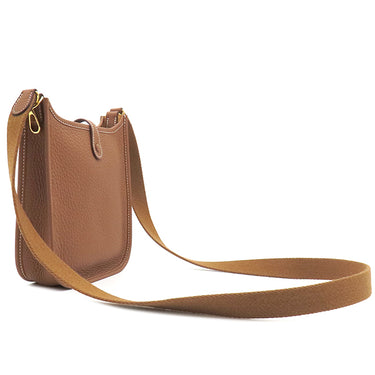エルメス HERMES エヴリンTPM ゴールド トリヨンクレマンス ショルダーバッグ ゴールド金具 茶