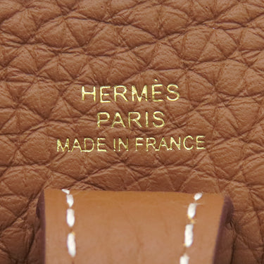 エルメス HERMES エヴリンTPM ゴールド トリヨンクレマンス ショルダーバッグ ゴールド金具 茶