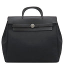 エルメス HERMES エールバッグ アドPM ブラック トワルオフィシエ ヴァッシュハンター 2WAYバッグ マットシルバー金具 黒 リュック バックパック ストッパー欠品