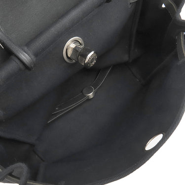 エルメス HERMES エールバッグ アドPM ブラック トワルオフィシエ ヴァッシュハンター 2WAYバッグ マットシルバー金具 黒 リュック バックパック ストッパー欠品
