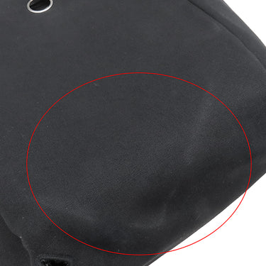 エルメス HERMES エールバッグ アドPM ブラック トワルオフィシエ ヴァッシュハンター 2WAYバッグ マットシルバー金具 黒 リュック バックパック ストッパー欠品