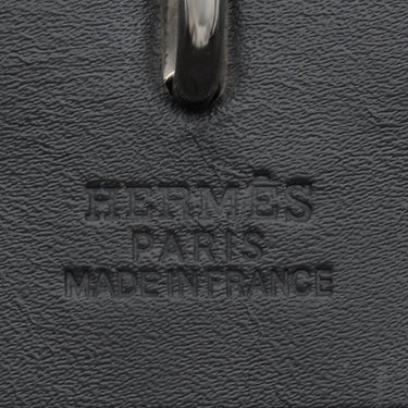 エルメス HERMES エールバッグ アドPM ブラック トワルオフィシエ ヴァッシュハンター 2WAYバッグ マットシルバー金具 黒 リュック バックパック ストッパー欠品