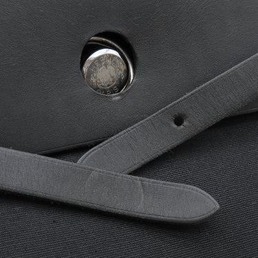 エルメス HERMES エールバッグ アドPM ブラック トワルオフィシエ ヴァッシュハンター 2WAYバッグ マットシルバー金具 黒 リュック バックパック ストッパー欠品