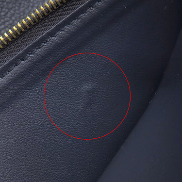 ルイヴィトン LOUIS VUITTON ポルトフォイユ サラ M62125 マリーヌルージュ モノグラムアンプラント 長財布 ゴールド金具 紺 イニシャル刻印あり