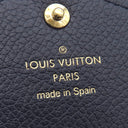 ルイヴィトン LOUIS VUITTON ポルトフォイユ サラ M62125 マリーヌルージュ モノグラムアンプラント 長財布 ゴールド金具 紺 イニシャル刻印あり