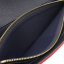 ルイヴィトン LOUIS VUITTON ポルトフォイユ サラ M62125 マリーヌルージュ モノグラムアンプラント 長財布 ゴールド金具 紺 イニシャル刻印あり