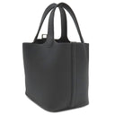 エルメス HERMES ピコタンロックPM ブラック トリヨンクレマンス ハンドバッグ シルバー金具 新品 未使用 黒