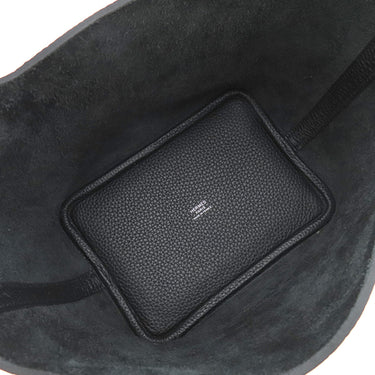 エルメス HERMES ピコタンロックPM ブラック トリヨンクレマンス ハンドバッグ シルバー金具 新品 未使用 黒