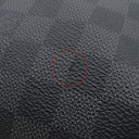 ルイヴィトン LOUIS VUITTON キーポル バンドリエール 55 N41413 ダミエグラフィット ダミエグラフィットキャンバス ボストンバッグ シルバー金具 黒 鍵・パドロック欠品