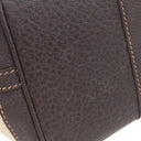 エルメス HERMES ガーデンパーティーTPM ナチュラル×マロン トワルアッシュ レザー 2WAYバッグ シルバー金具 茶 ショルダー 斜め掛け