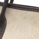 エルメス HERMES ガーデンパーティーTPM ナチュラル×マロン トワルアッシュ レザー 2WAYバッグ シルバー金具 茶 ショルダー 斜め掛け