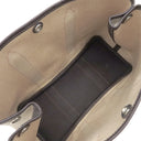 エルメス HERMES ガーデンパーティーTPM ナチュラル×マロン トワルアッシュ レザー 2WAYバッグ シルバー金具 茶 ショルダー 斜め掛け