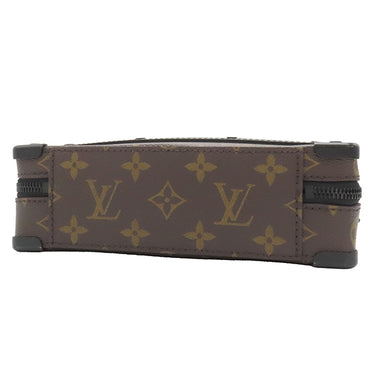 ルイヴィトン LOUIS VUITTON ハンドル ソフトトランク M45935 モノグラムマカサー モノグラムマカサー ショルダーバッグ マットブラック金具 茶 黒