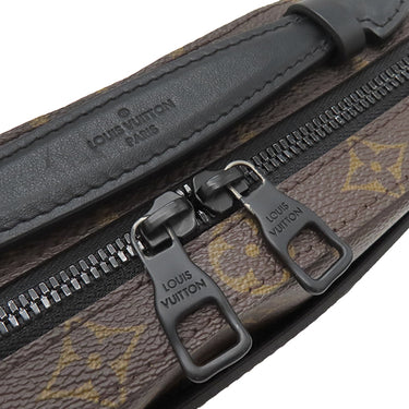 ルイヴィトン LOUIS VUITTON ハンドル ソフトトランク M45935 モノグラムマカサー モノグラムマカサー ショルダーバッグ マットブラック金具 茶 黒