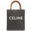 セリーヌ CELINE ミニ バーティカル カバ 194372BZK タン トリオンフキャンバス 2WAYバッグ ゴールド金具 茶 ショルダー