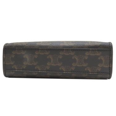 セリーヌ CELINE ミニ バーティカル カバ 194372BZK タン トリオンフキャンバス 2WAYバッグ ゴールド金具 茶 ショルダー