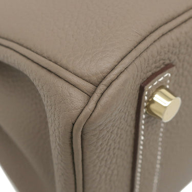 エルメス HERMES バーキン25 エトゥープ トゴ ハンドバッグ ゴールド金具 新品 未使用 グレージュ