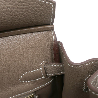 エルメス HERMES バーキン25 エトゥープ トゴ ハンドバッグ ゴールド金具 新品 未使用 グレージュ