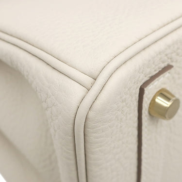 エルメス HERMES バーキン30 クレ トゴ ハンドバッグ ゴールド金具 新品 未使用 オフホワイト