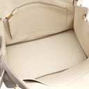 エルメス HERMES バーキン30 クレ トゴ ハンドバッグ ゴールド金具 新品 未使用 オフホワイト