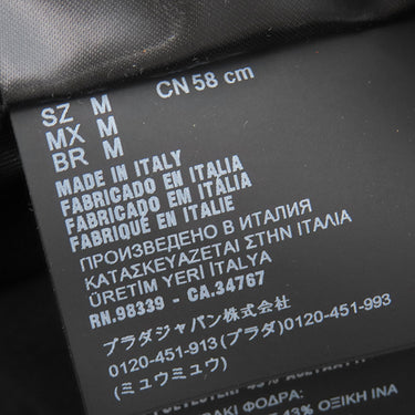 ミュウミュウ MIU MIU ストライプ 5HC179 ブルー コットン 14038 キャップ 帽子