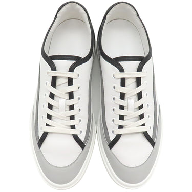 エルメス HERMES ゲット ホワイト レザー #41 スニーカー 白