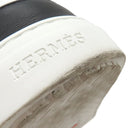 エルメス HERMES ゲット ホワイト レザー #41 スニーカー 白