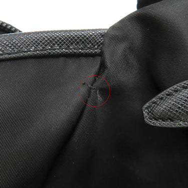 プラダ PRADA 三角ロゴ ミニリュック 1B017 NERO ナイロン リュック・デイパック シルバー金具 黒