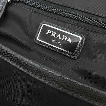 プラダ PRADA 三角ロゴ ミニリュック 1B017 NERO ナイロン リュック・デイパック シルバー金具 黒