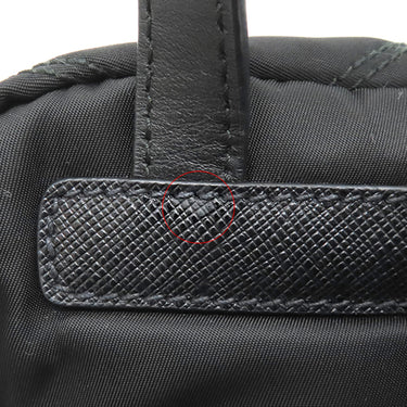 プラダ PRADA 三角ロゴ ミニリュック 1B017 NERO ナイロン リュック・デイパック シルバー金具 黒
