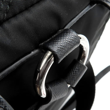 プラダ PRADA 三角ロゴ ミニリュック 1B017 NERO ナイロン リュック・デイパック シルバー金具 黒